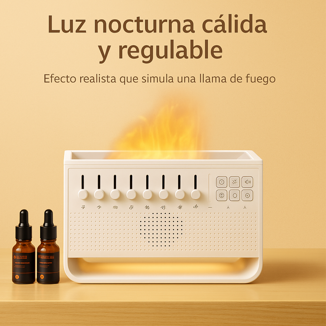 Difusor de aromas con sonidos y luz